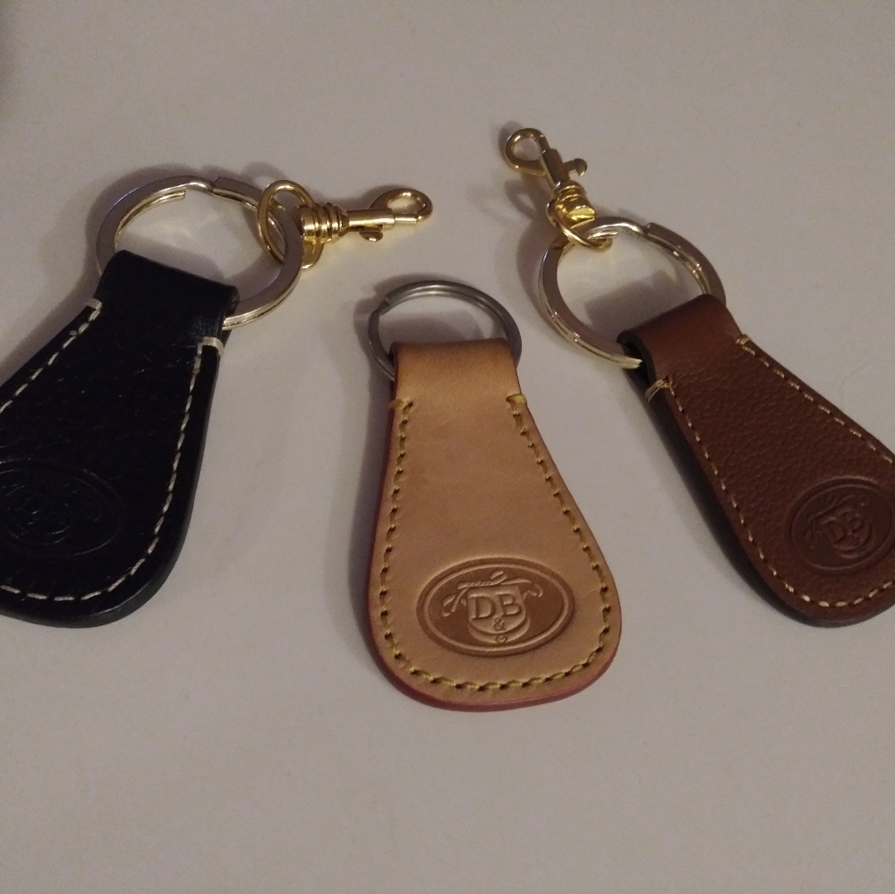 Dooney and Bourke leather key fobs